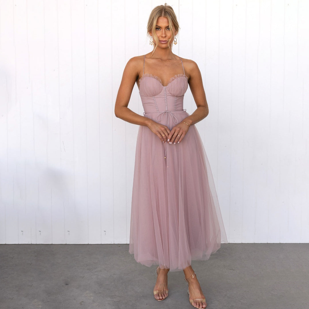 Franca - Elegante vestido midi fluido