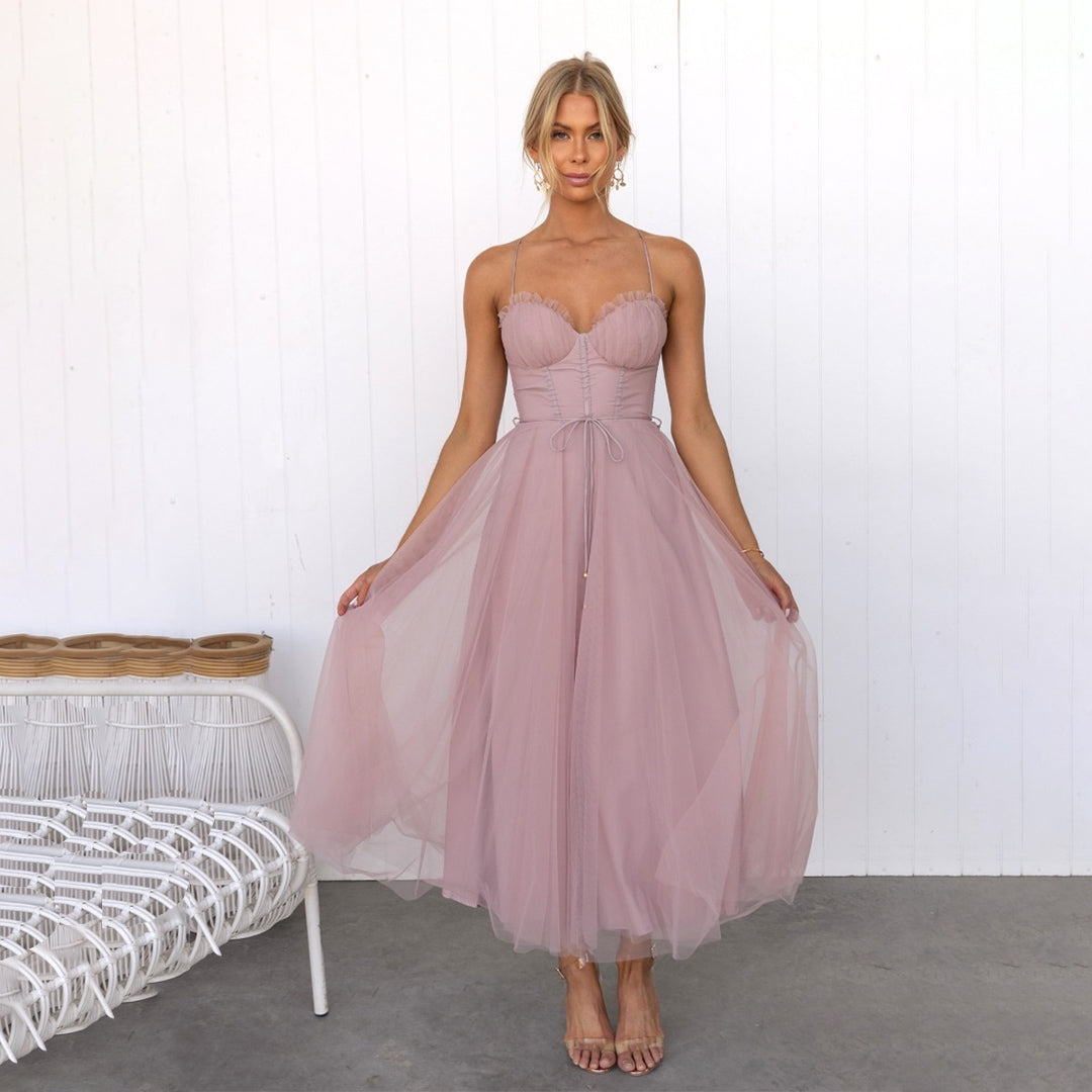Franca - Elegante vestido midi fluido