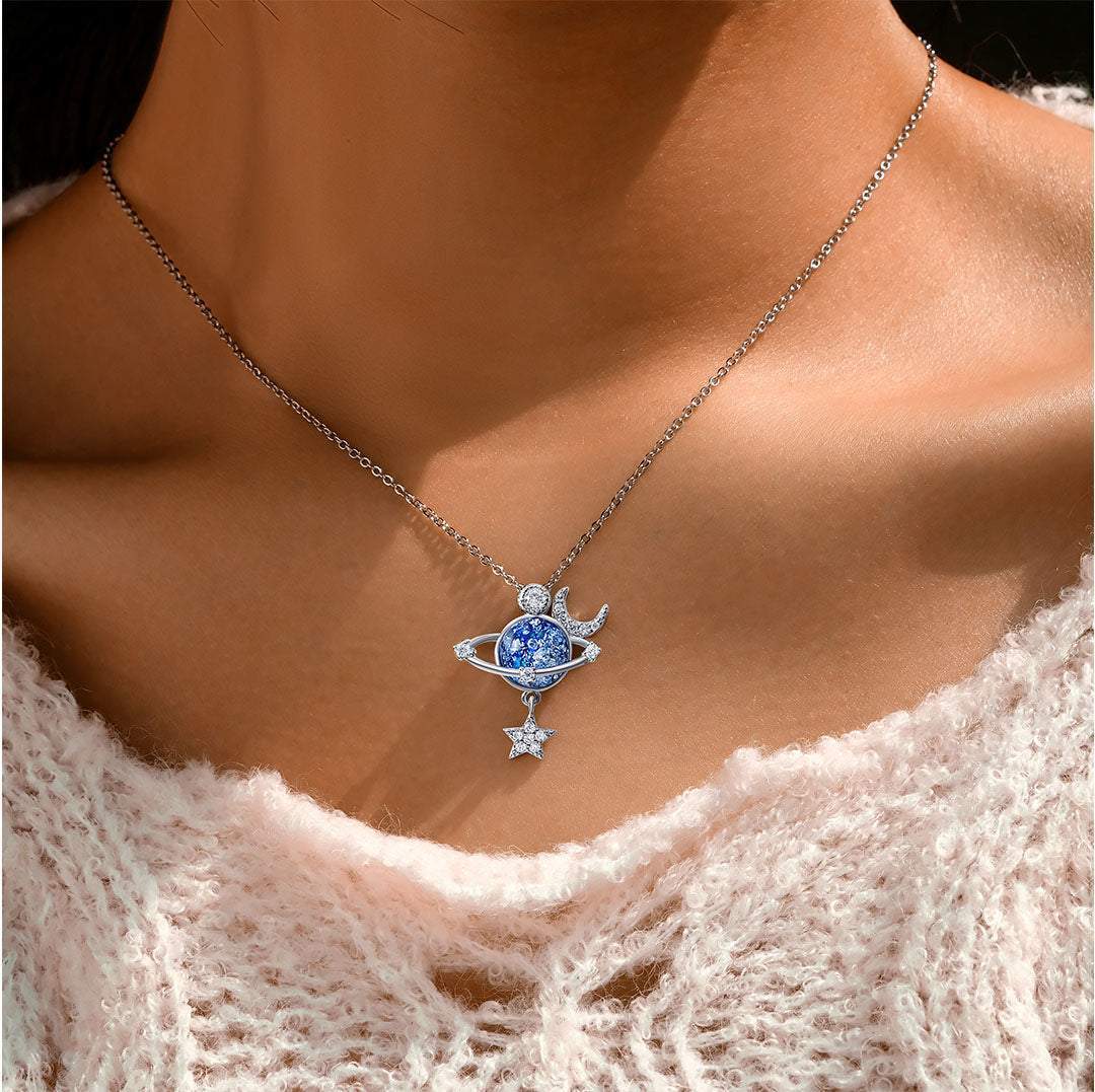 Sorami – Collar planeta cósmico para mujeres