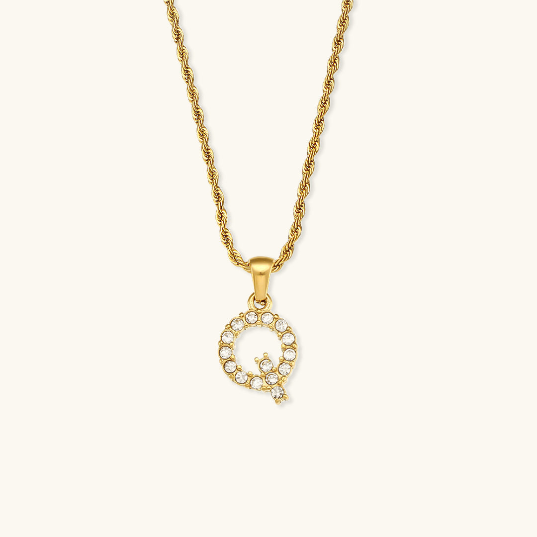Maeve - Collar de diamantes con iniciales