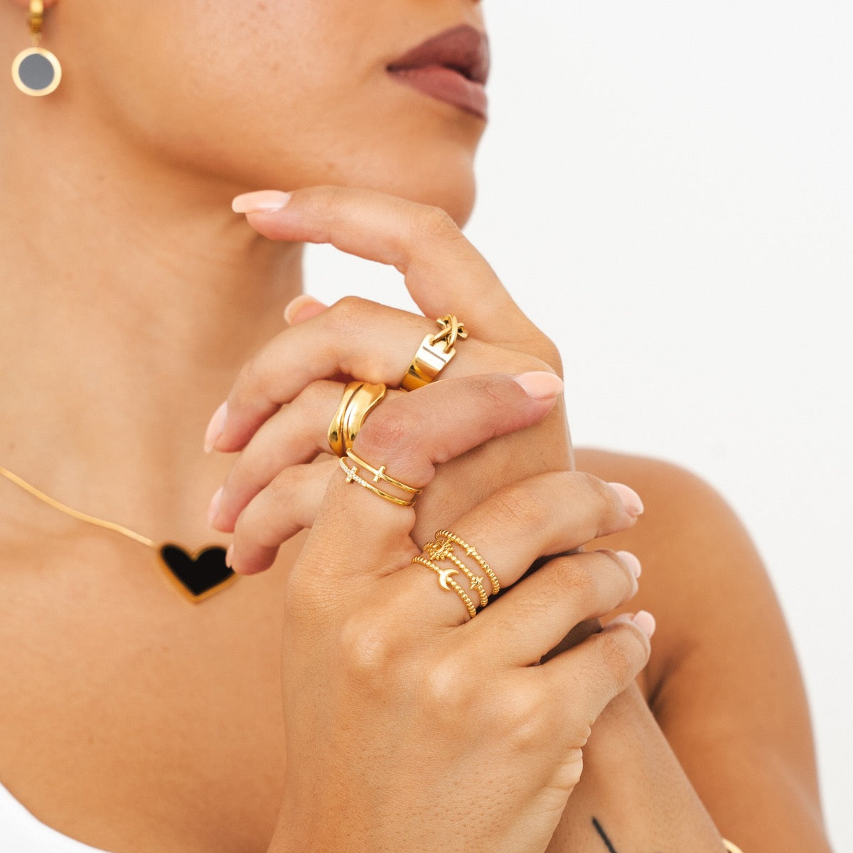 Charlie – Anillo escultórico ajustable