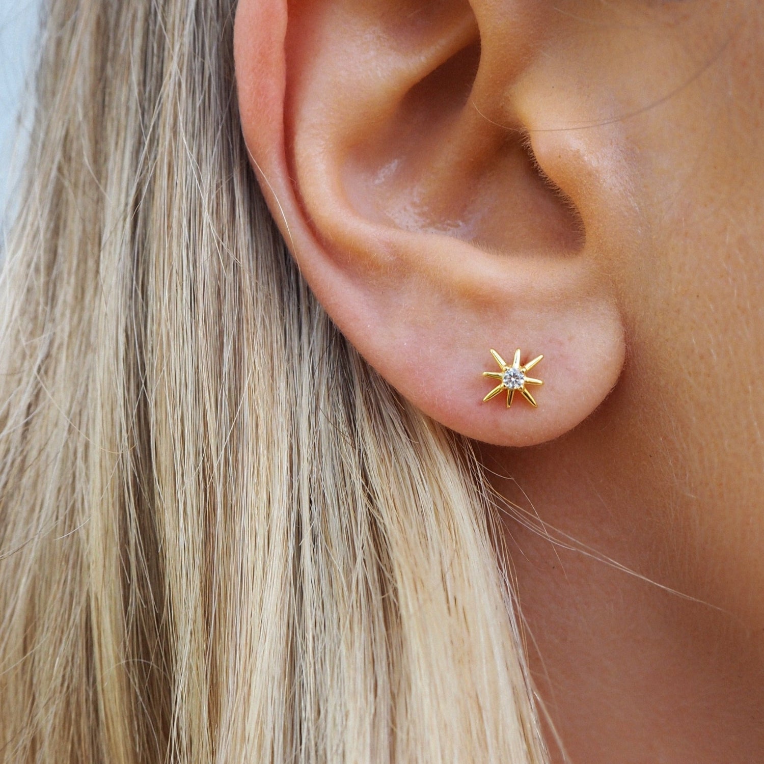 Risa - Pendientes de Cristal Starburst