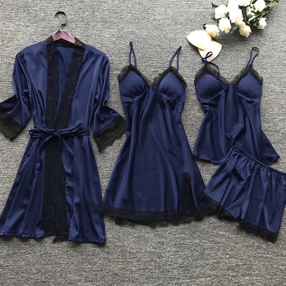 Luna - Conjunto de Pijamas con Encaje