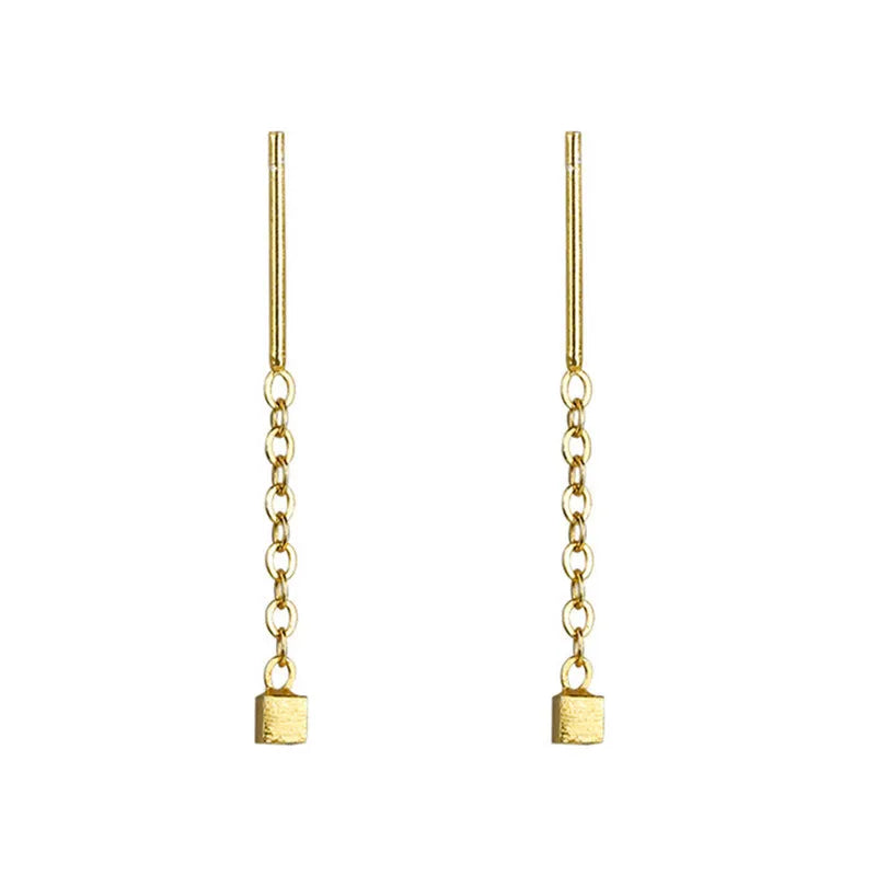 Kaelen – Pendientes de cubo y elegantes borlas