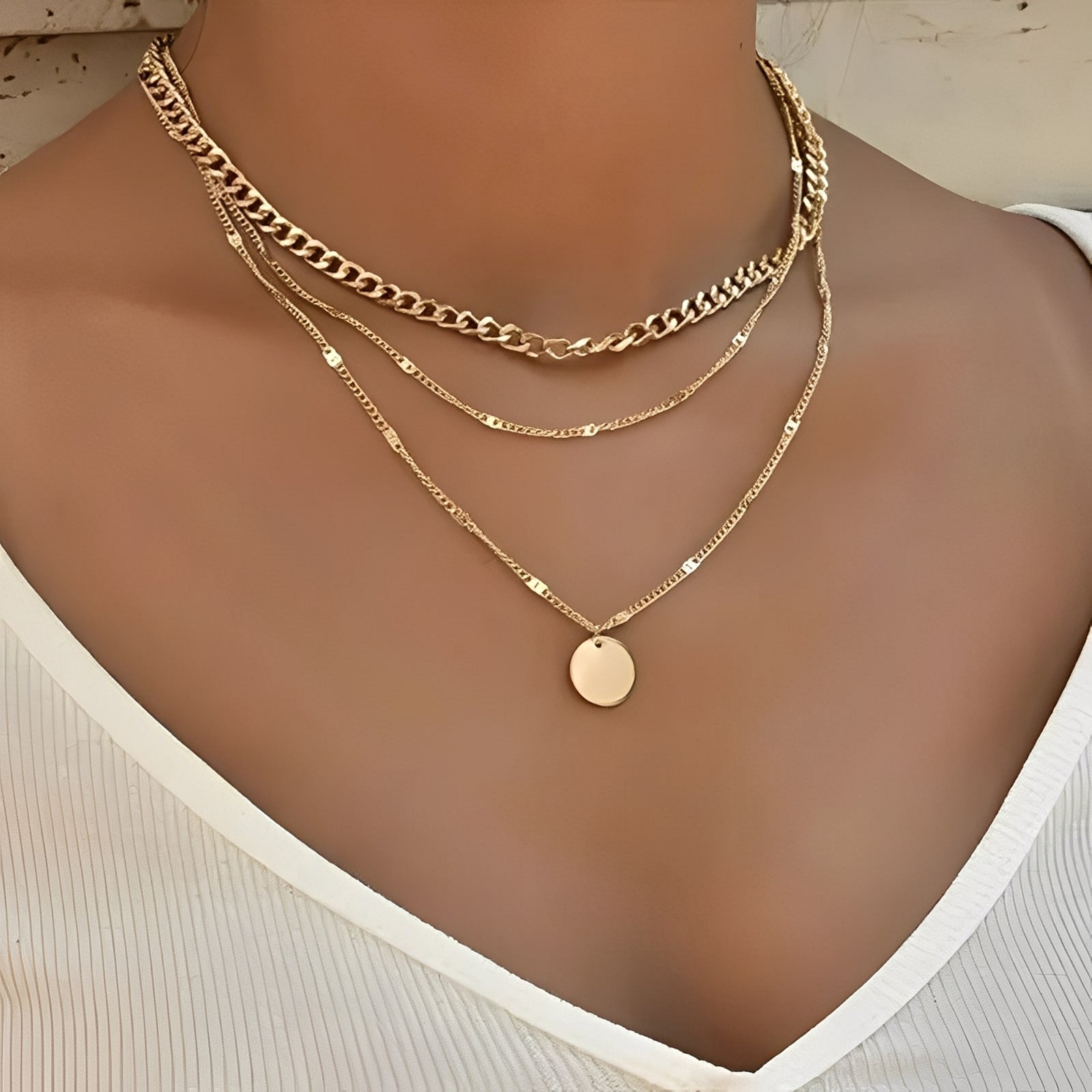 Xyline – Collier Recubierto de Oro