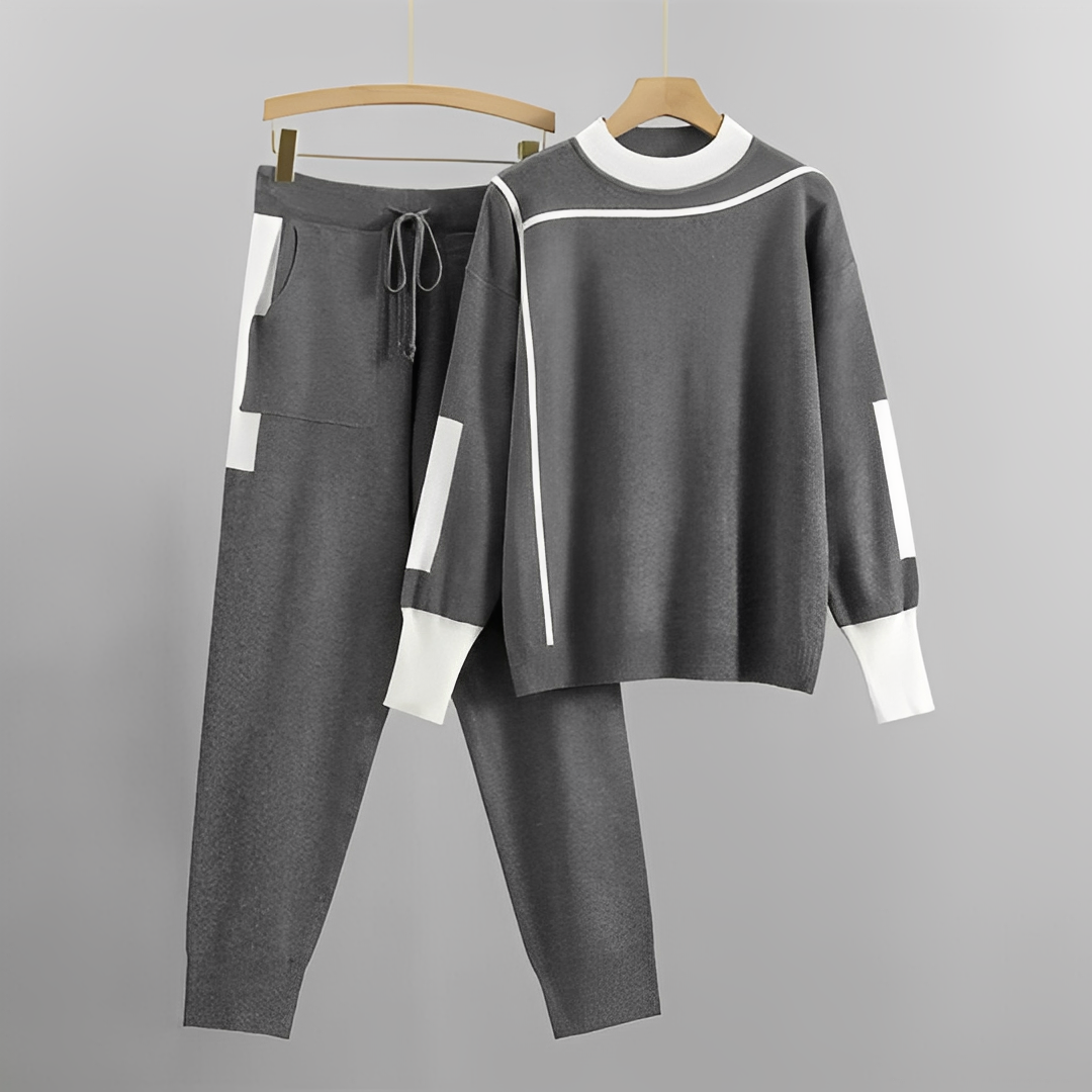 Maebelle - Conjunto de dos piezas de moda para mujer