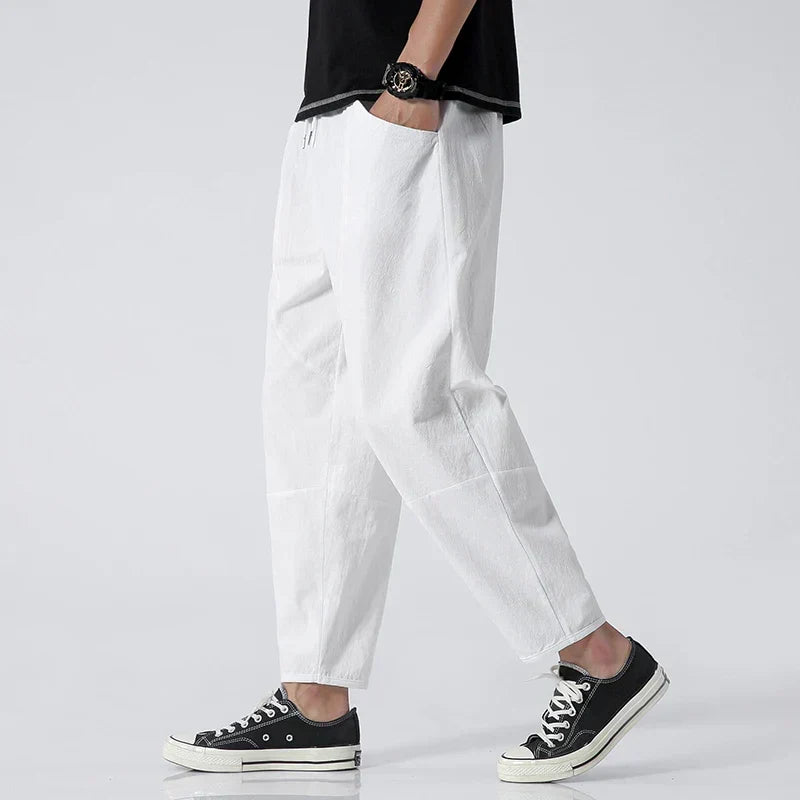 Daveric - Pantalones cortos sueltos Kyoto para hombres