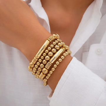 Mira – Conjunto de 5 pulseras de perlas apilables