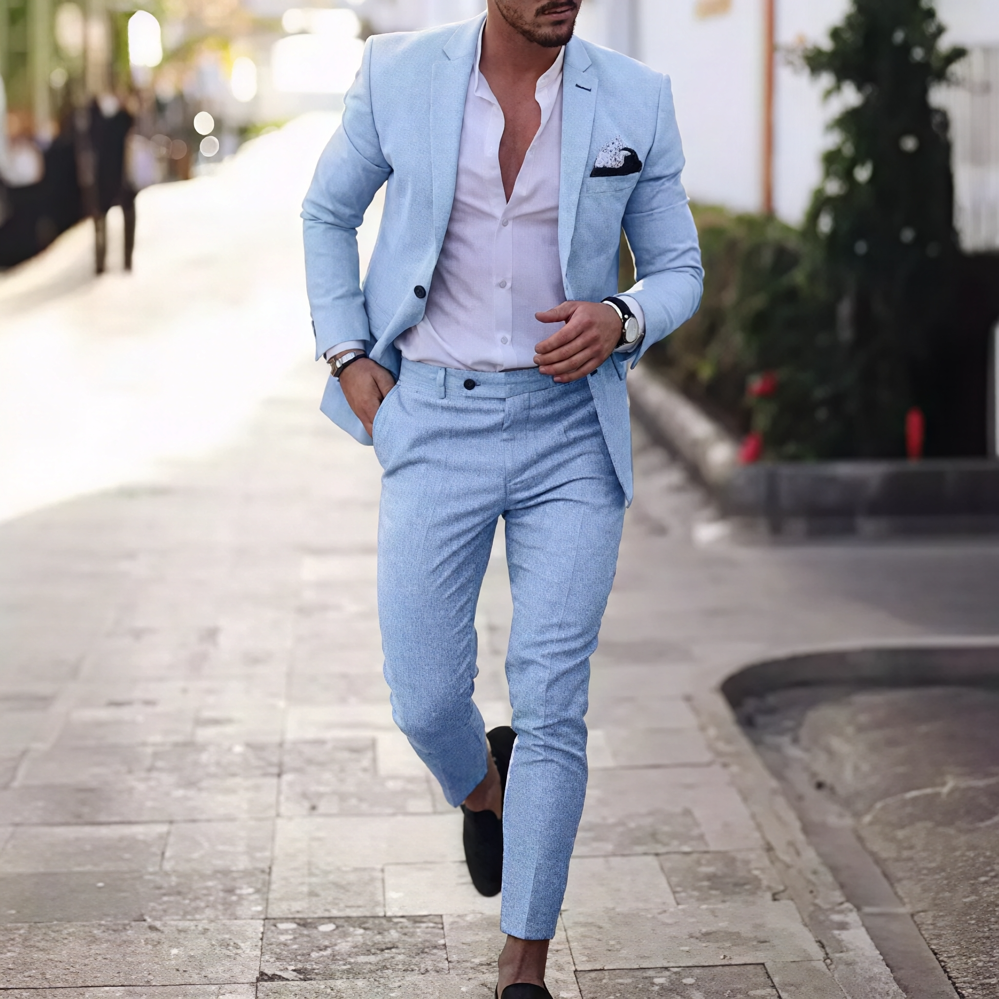 John - Traje masculino ajustado