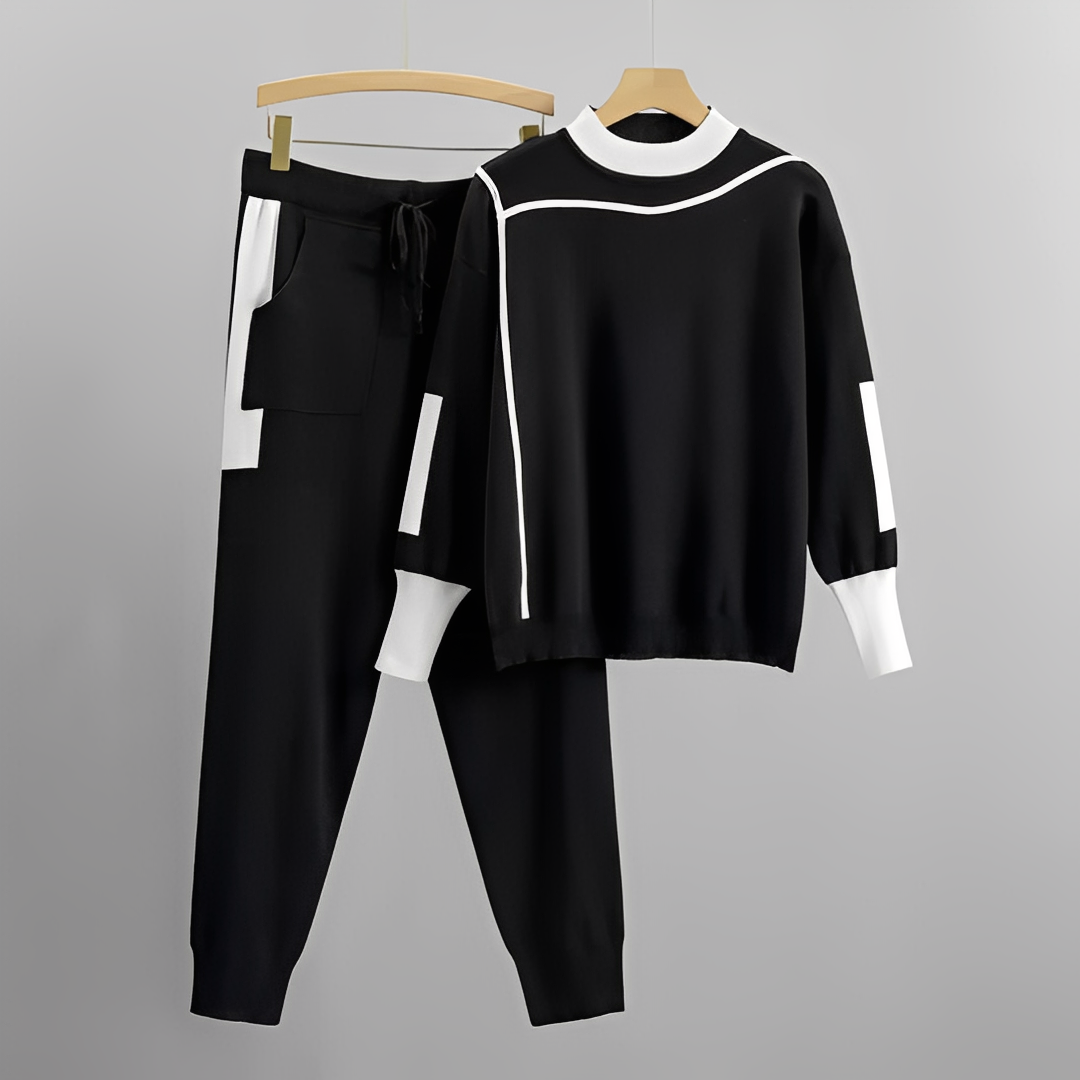 Maebelle - Conjunto de dos piezas de moda para mujer