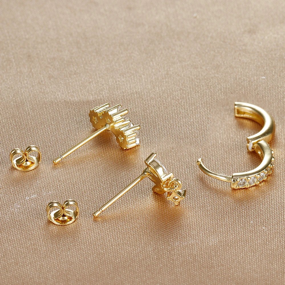 Nova – Conjunto de pendientes de diamantes