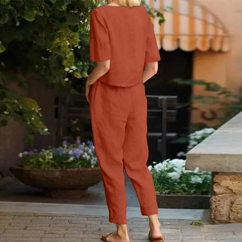 Charlotte - Conjunto de ropa de manga corta