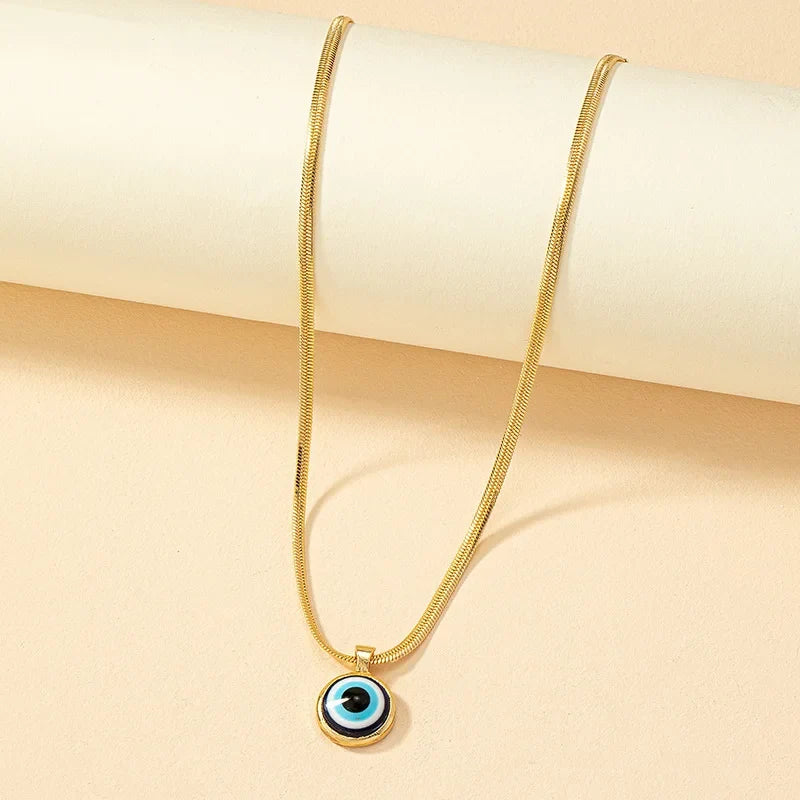 Ava – Collar con ojo malvado discreto