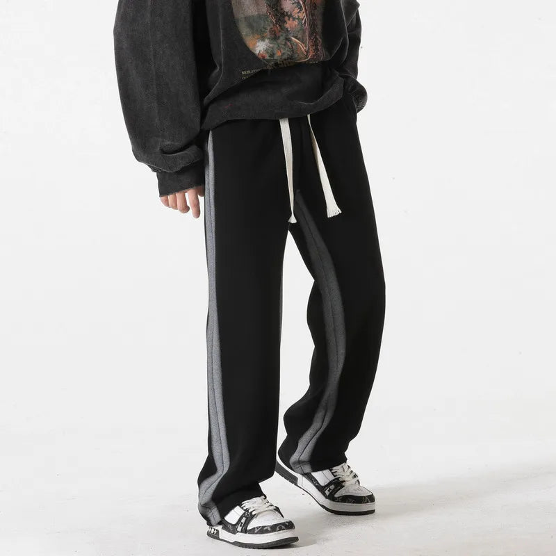 Henry - Pantalones con tiras laterales