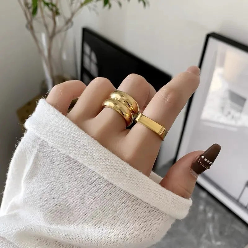 Solene – Anillo ancho para el dedo índice