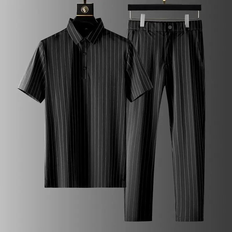 Atlas - Conjunto de ropa a rayas