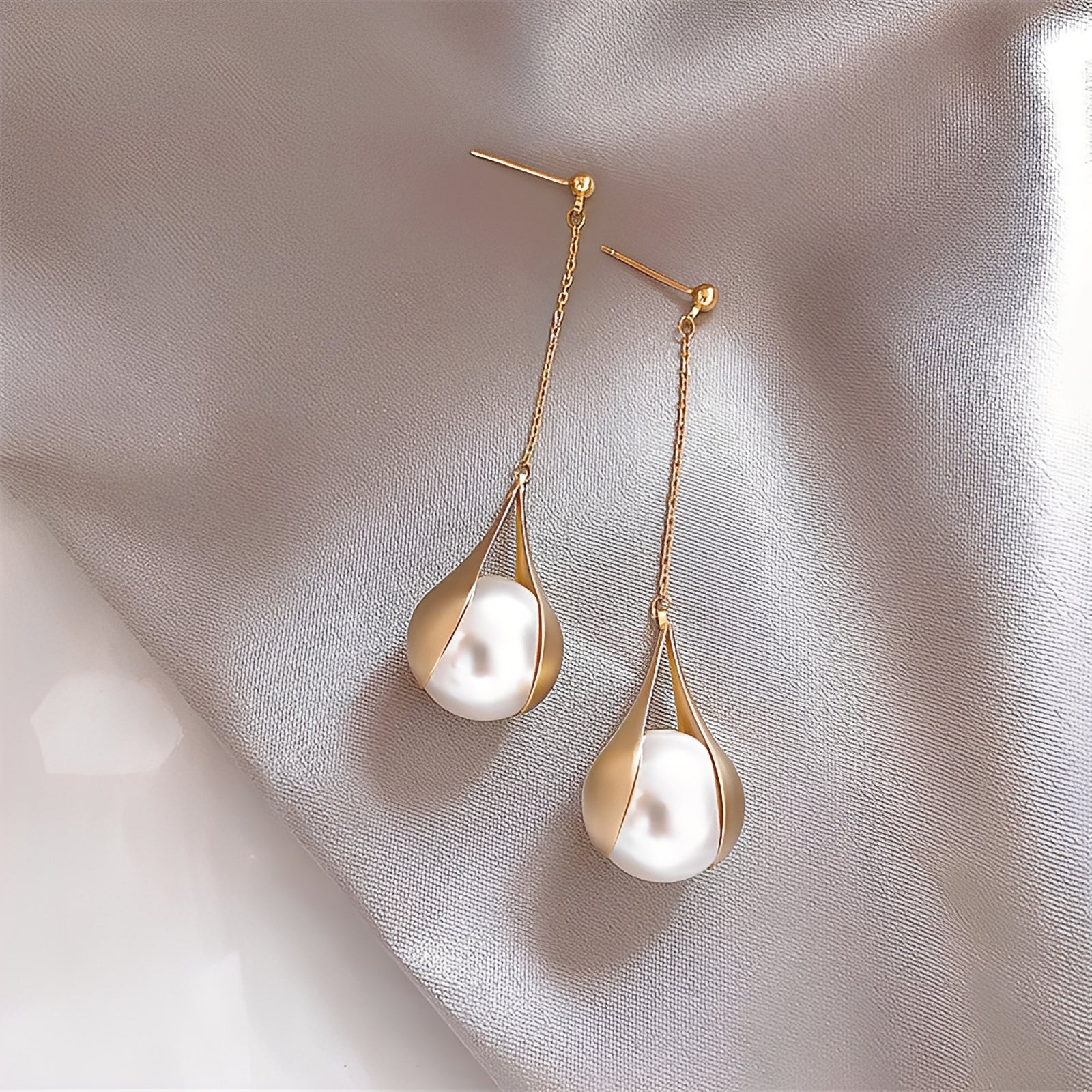 Asa – Pendientes de oro y perlas
