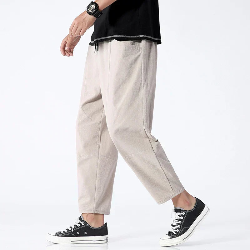 Daveric - Pantalones cortos sueltos Kyoto para hombres