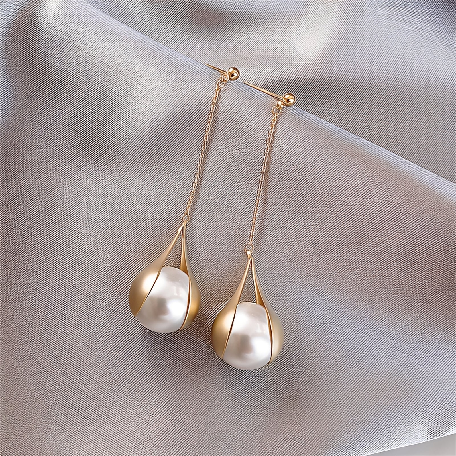 Asa – Pendientes de oro y perlas