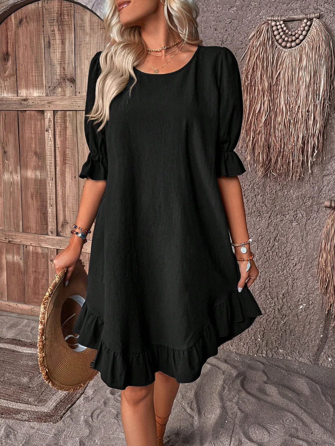Joan – Elegante vestido de vuelo para dama