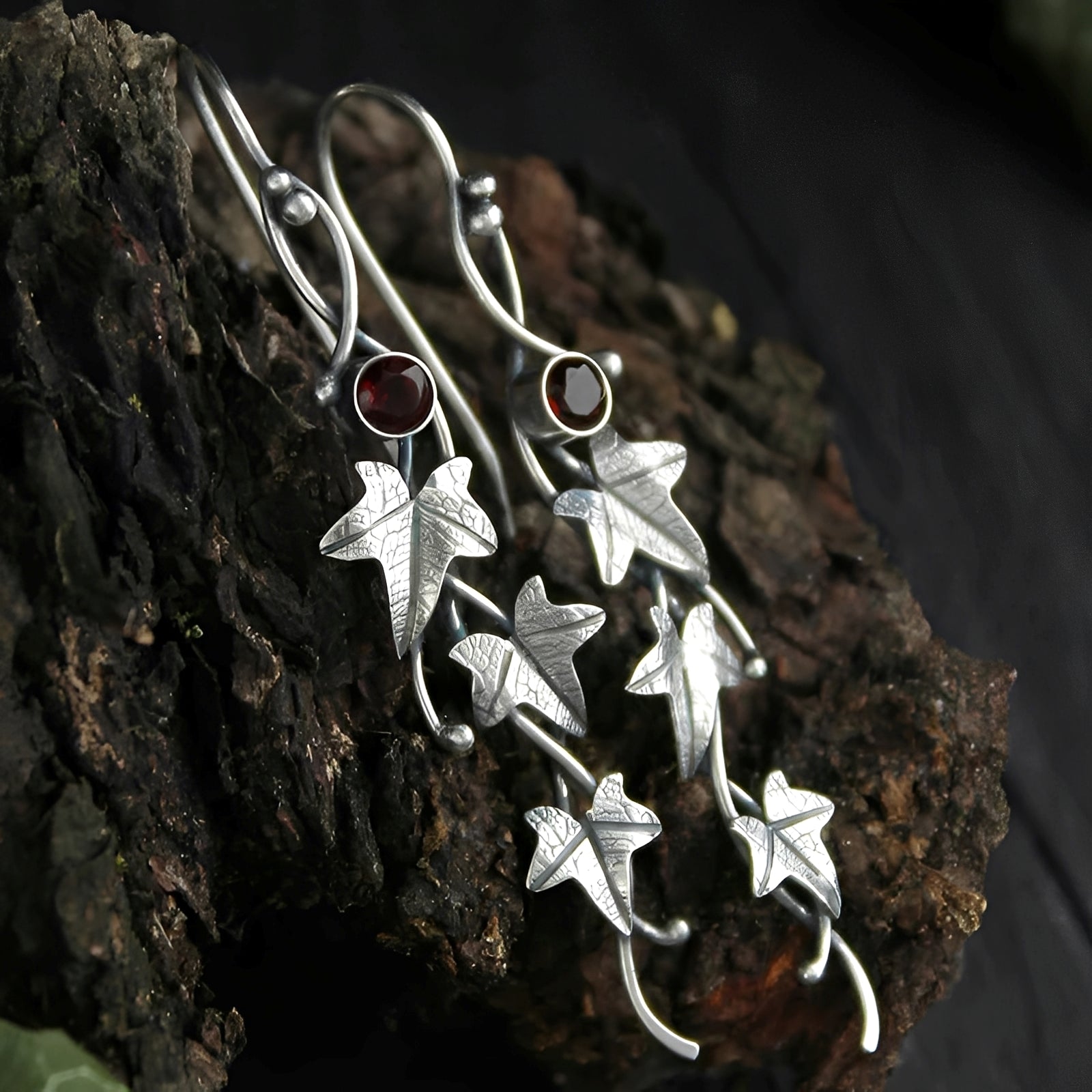 Nina – Pendientes vintage en forma de hoja de hada