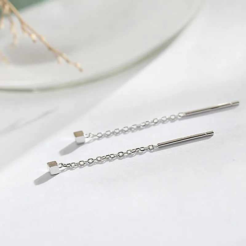 Kaelen – Pendientes de cubo y elegantes borlas