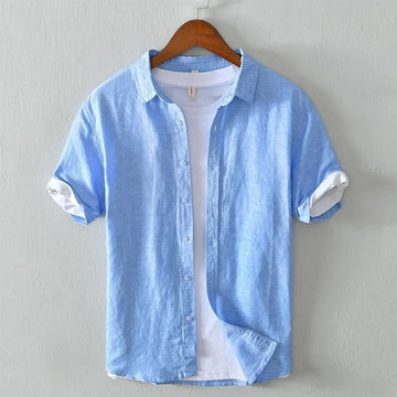 James - shirt de manga corta con botón en la parte frontal