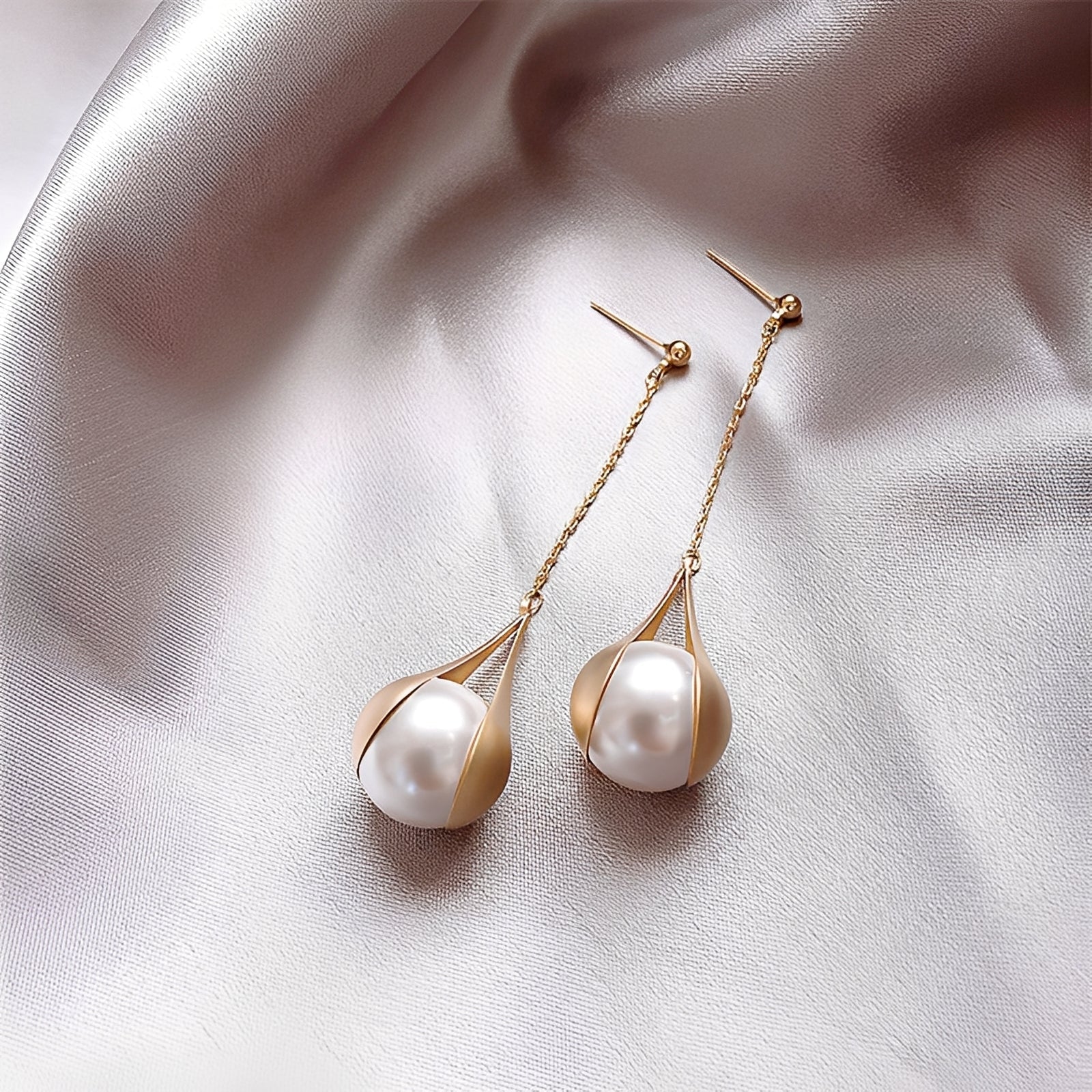 Asa – Pendientes de oro y perlas