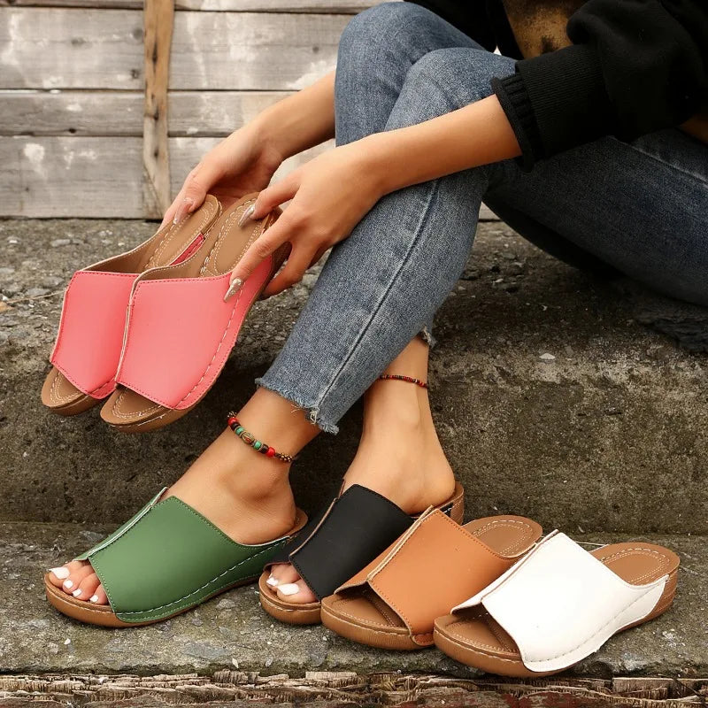 Elizabeth - Zapatillas con Tacón de Wedge