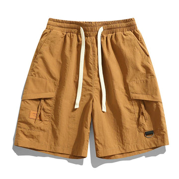 Elias - Pantalones cortos tipo cargo para hombre con bolsillos