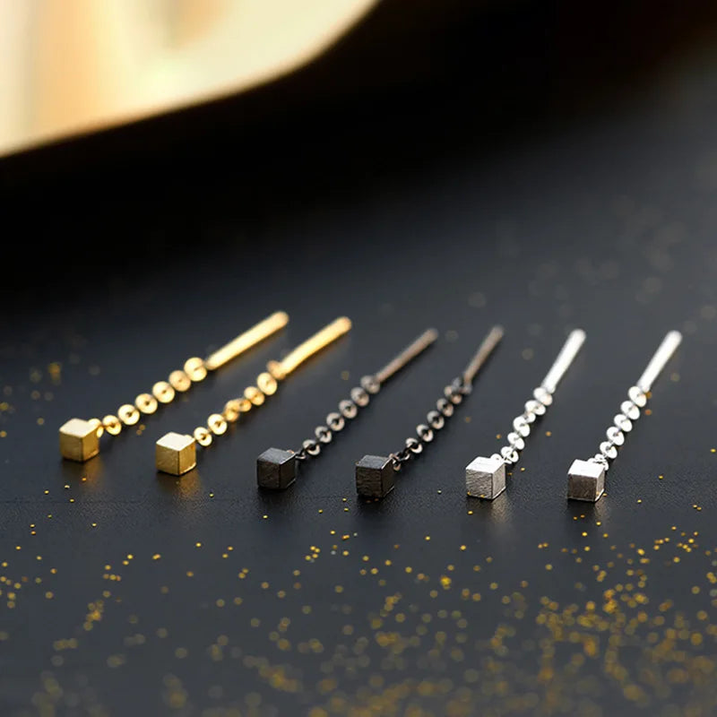Kaelen – Pendientes de cubo y elegantes borlas