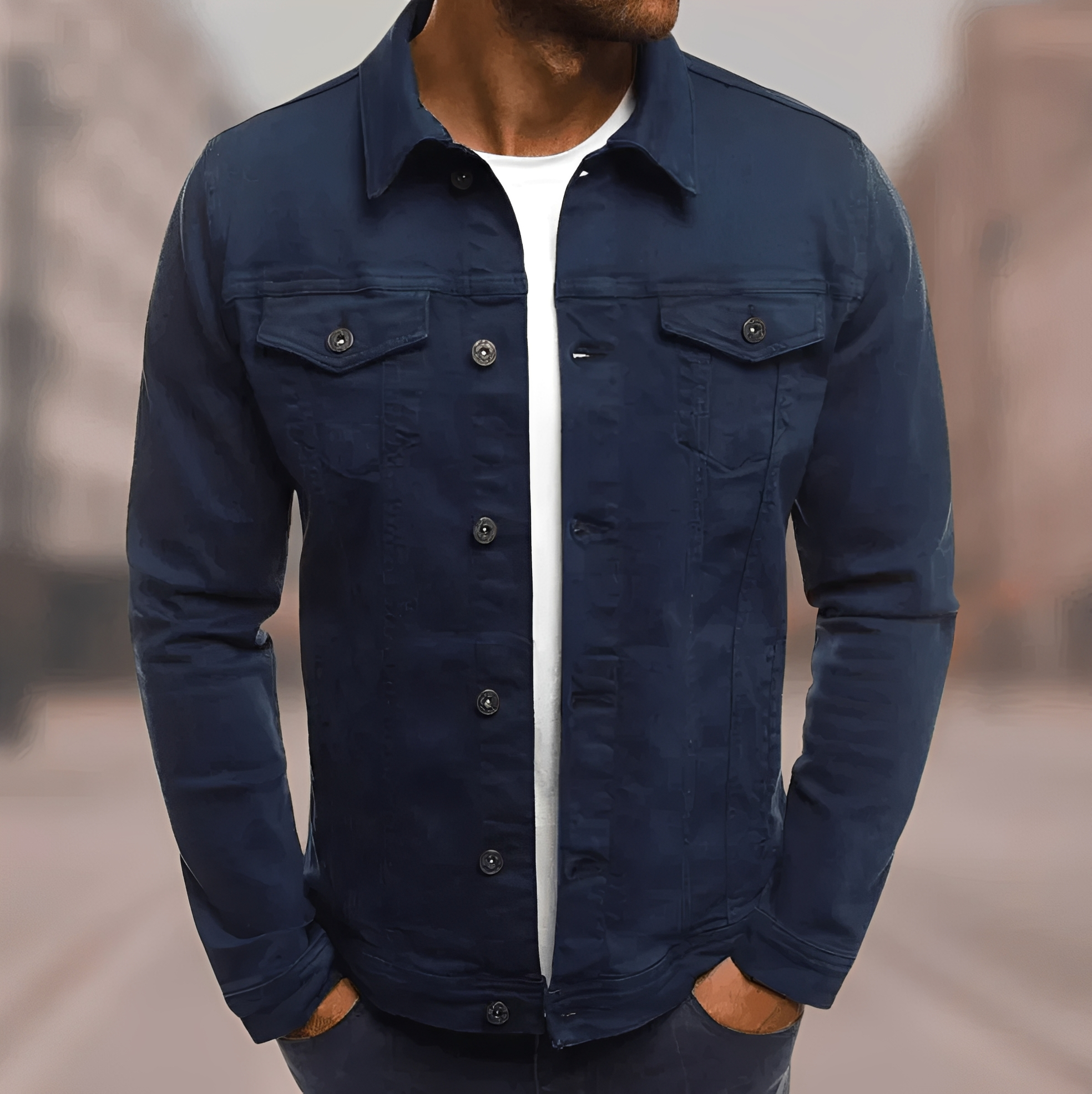 Krix - Chaqueta cómoda para hombres