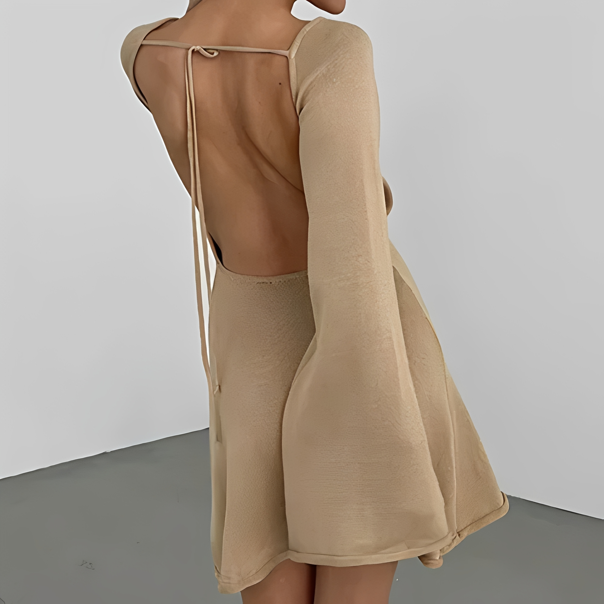Aryana - Vestido elegante de verano con mangas largas para mujer