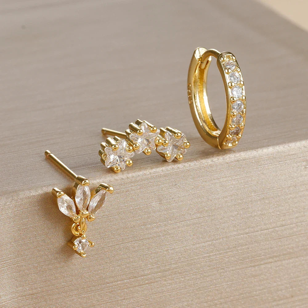 Nova – Conjunto de pendientes de diamantes