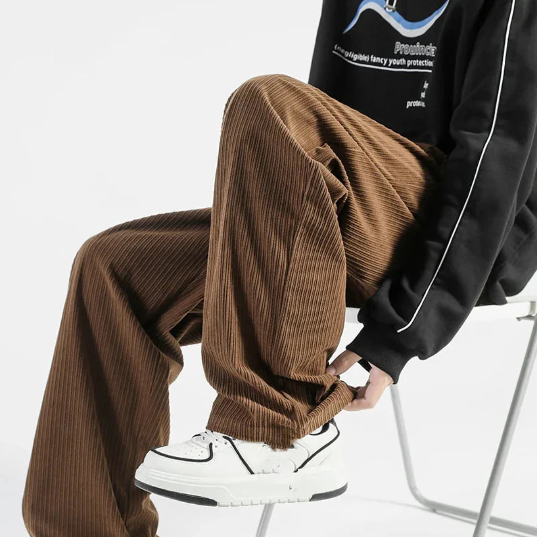 Quinn - Pantalones texturizados