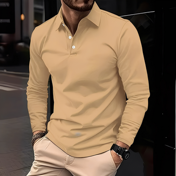 Deacon - Camisa de manga larga casual y robusta
