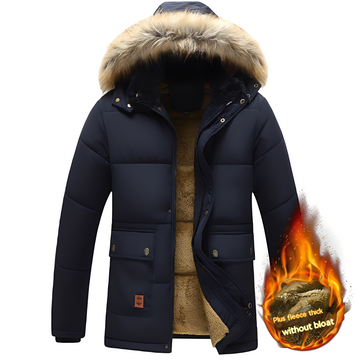 Crispian - Chaqueta acogedora con capucha