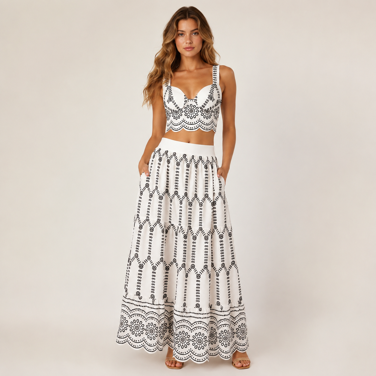 Melisa - Conjunto de dos piezas elegante