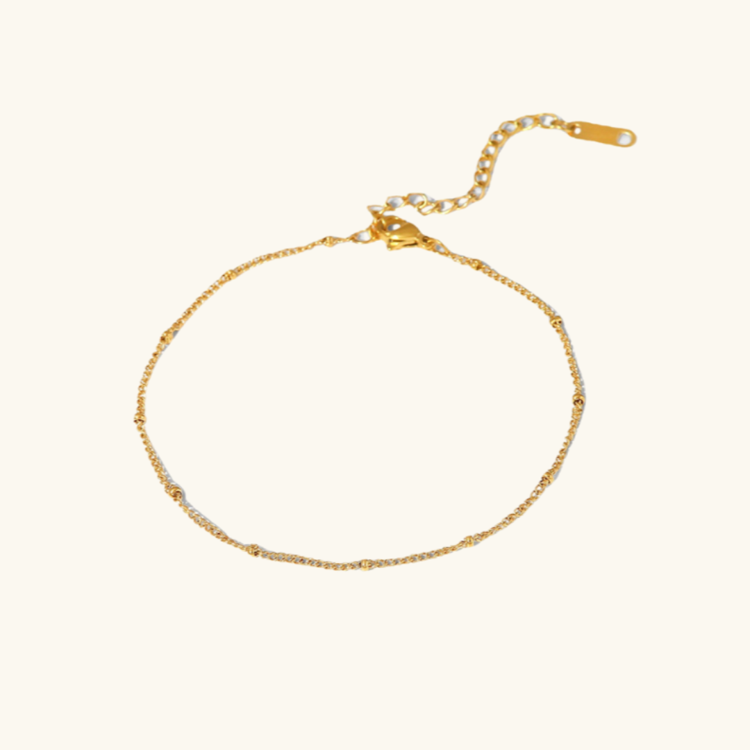 Maricel – Pulsera de tobillo dorada