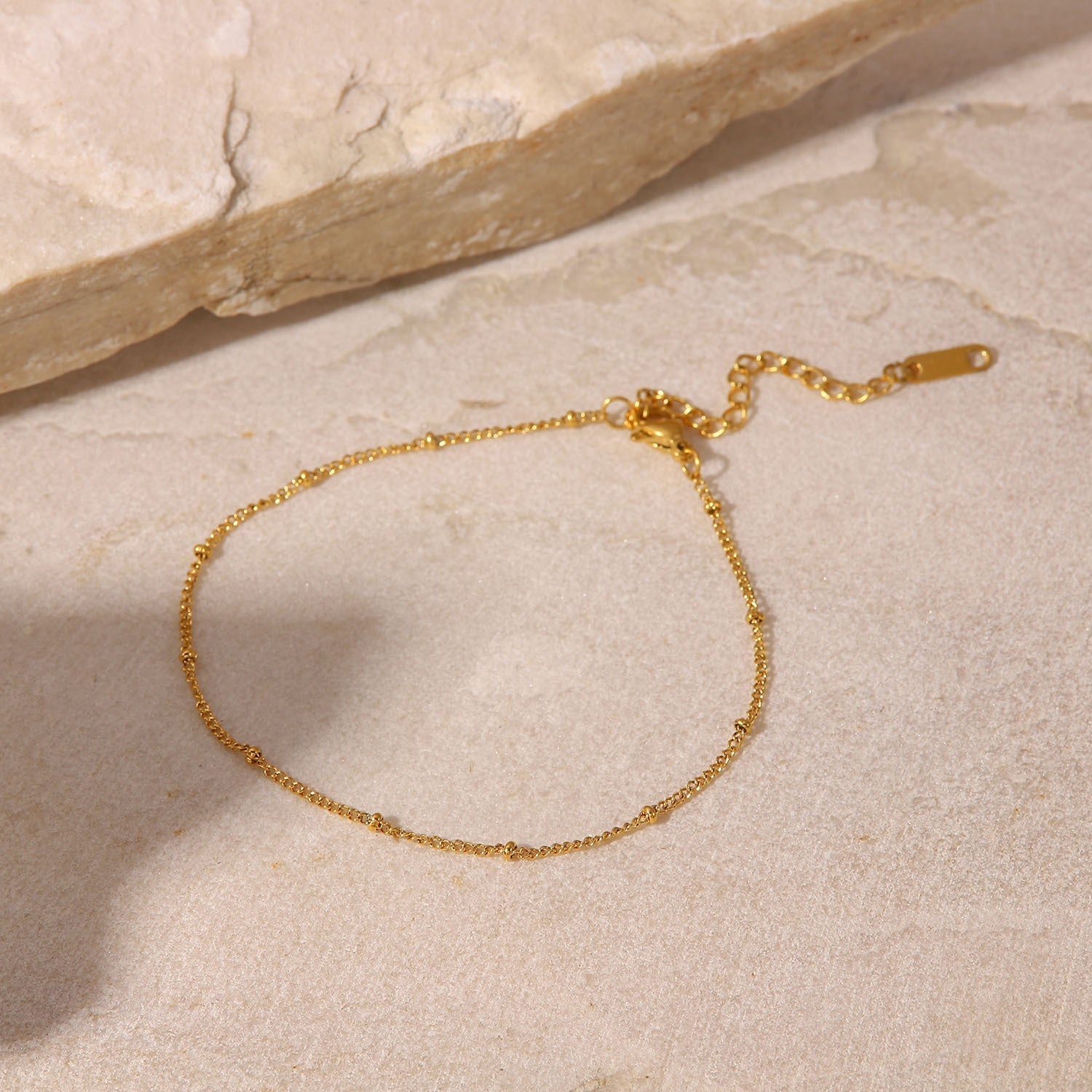 Maricel – Pulsera de tobillo dorada