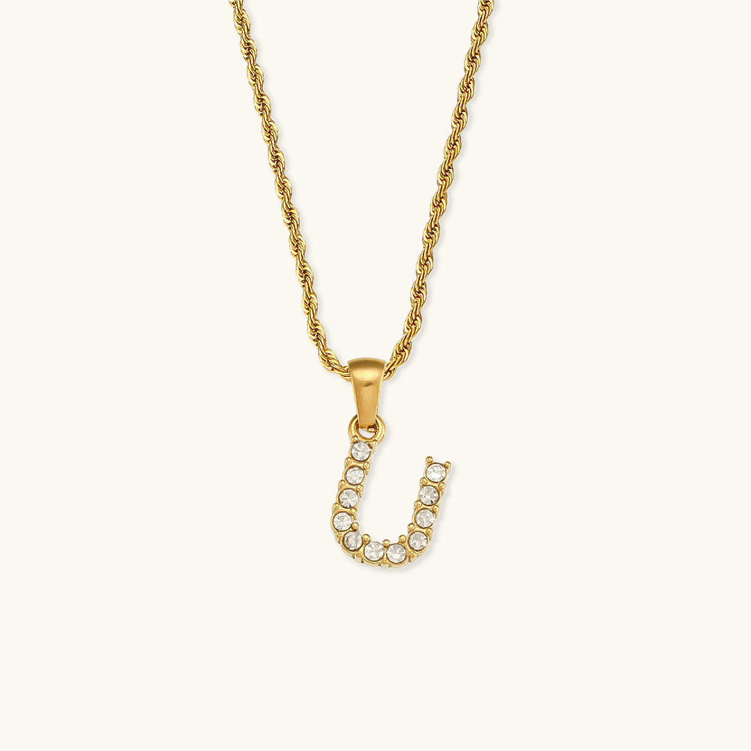 Maeve - Collar de diamantes con iniciales