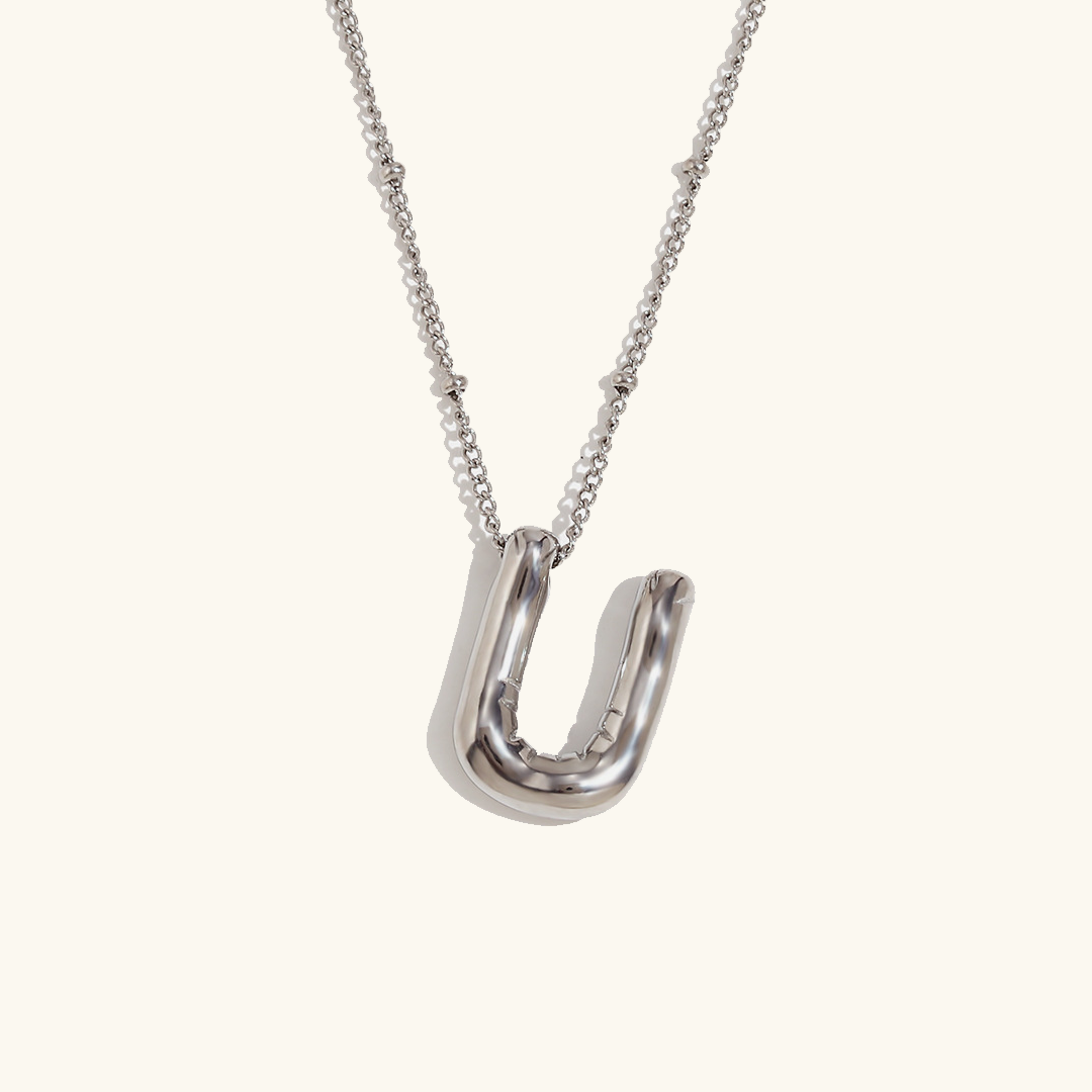 Collar inicial de oro Balloon