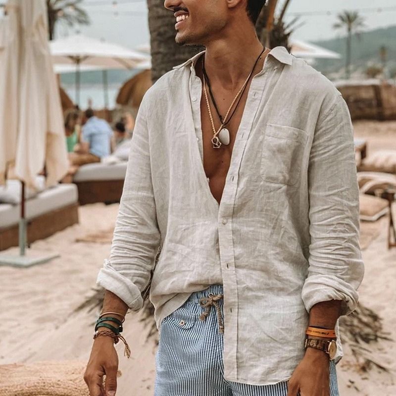 Harlo - Camisa estilosa con botones