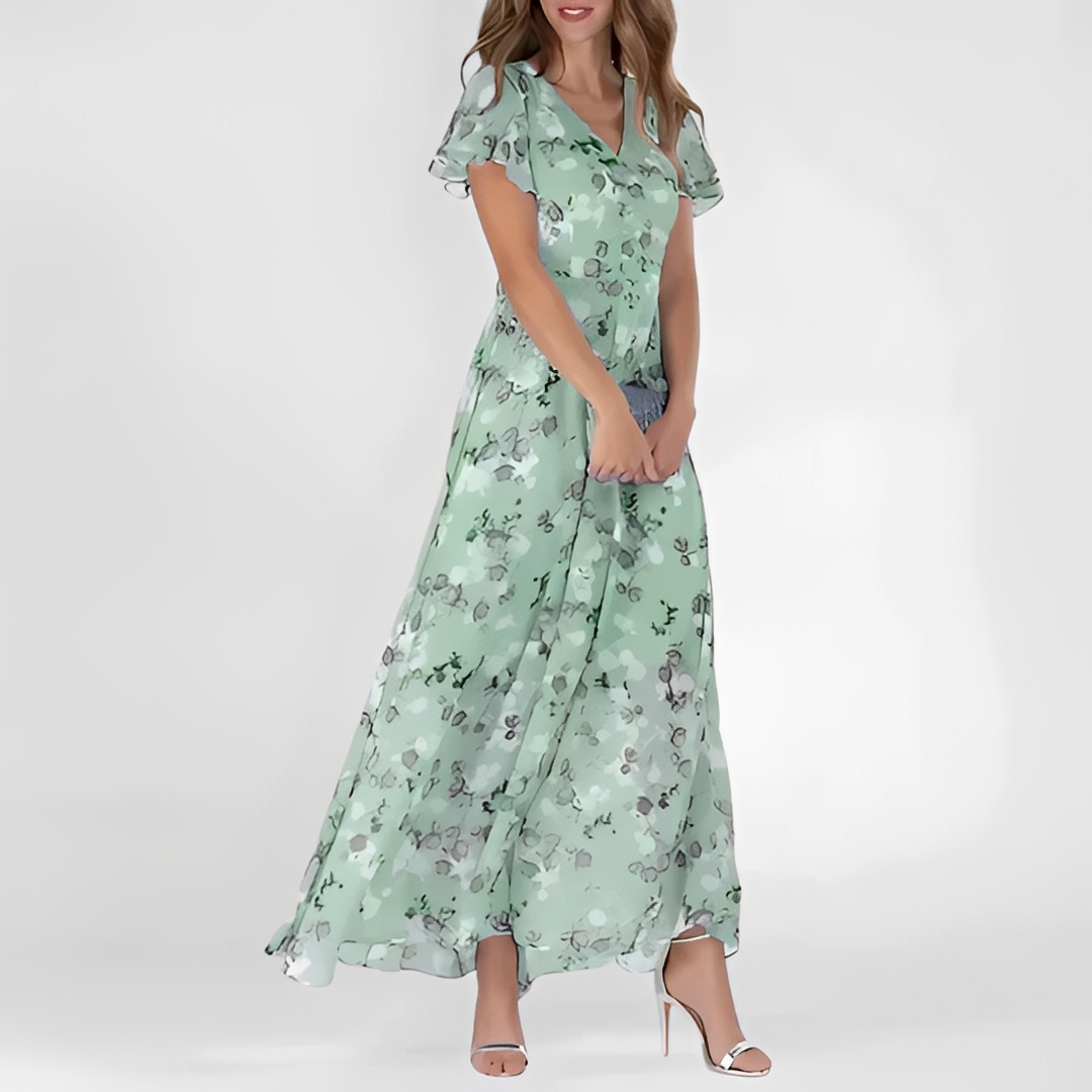 Davonie - Vestido Floral Sofisticado