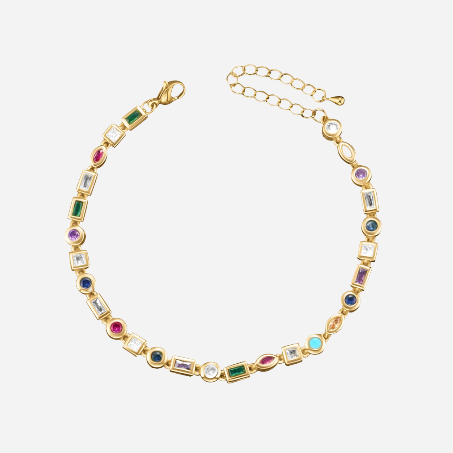 Nozomi – Pulsera colorida de cristales