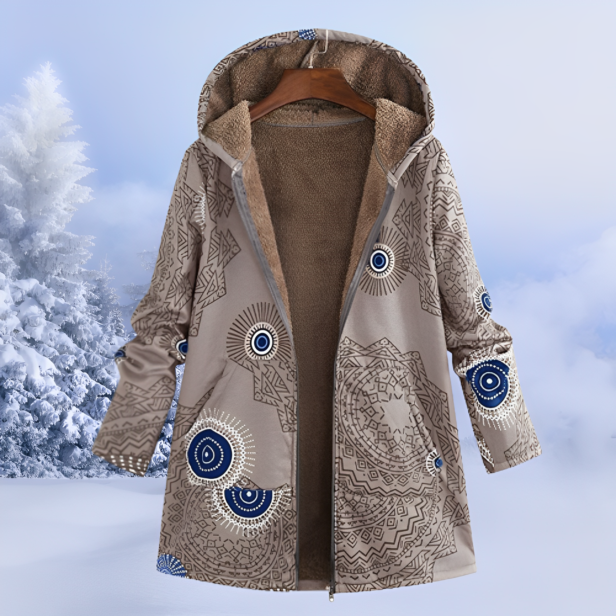 Jasmin - Chaqueta elegante y cálida con capucha