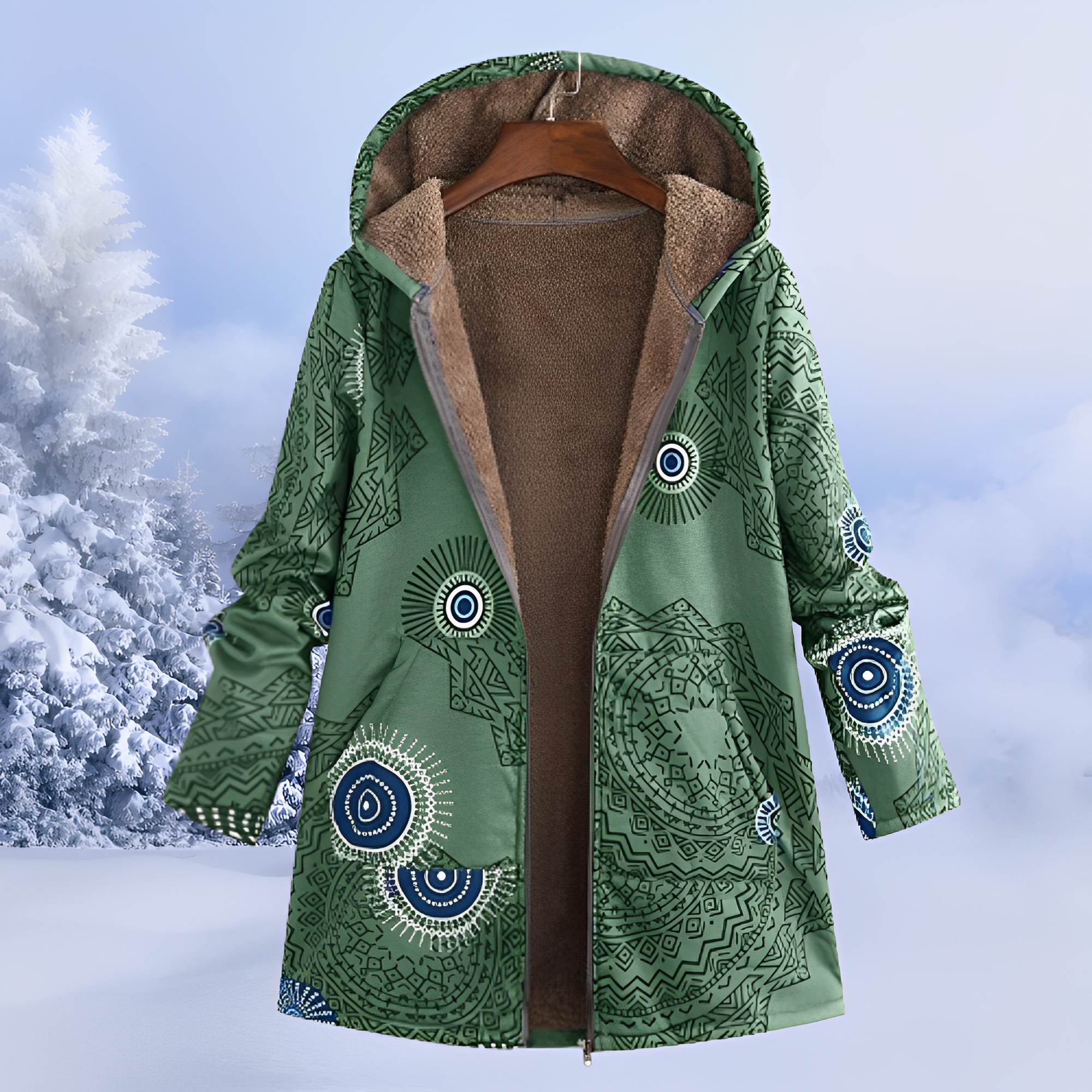 Jasmin - Chaqueta elegante y cálida con capucha