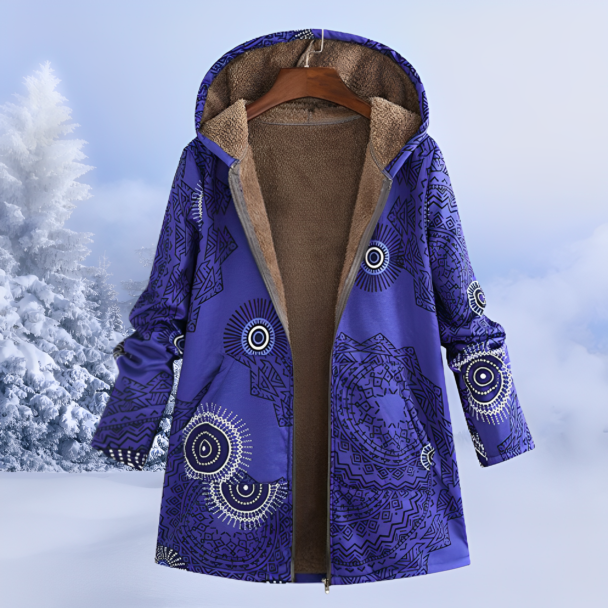 Jasmin - Chaqueta elegante y cálida con capucha