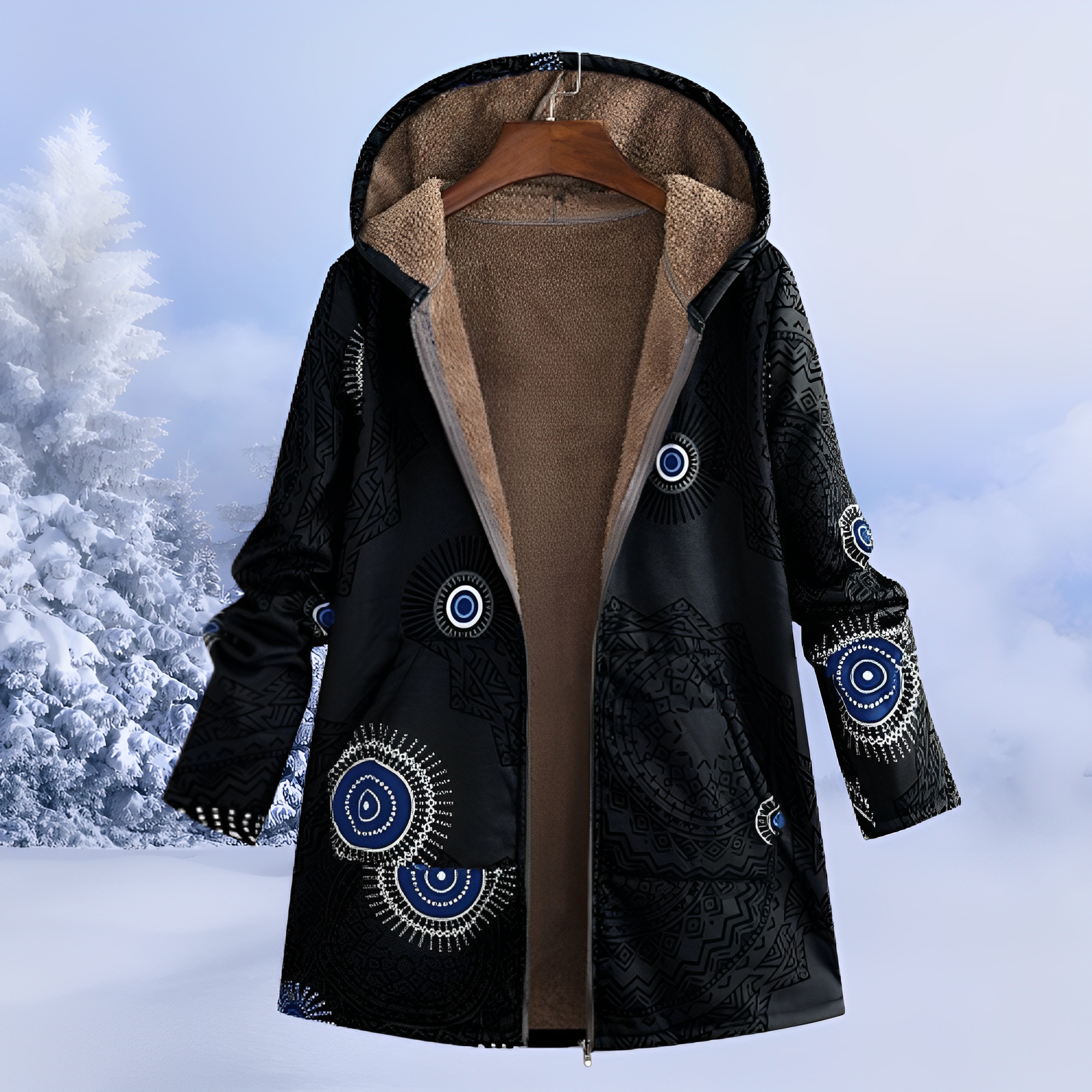 Jasmin - Chaqueta elegante y cálida con capucha