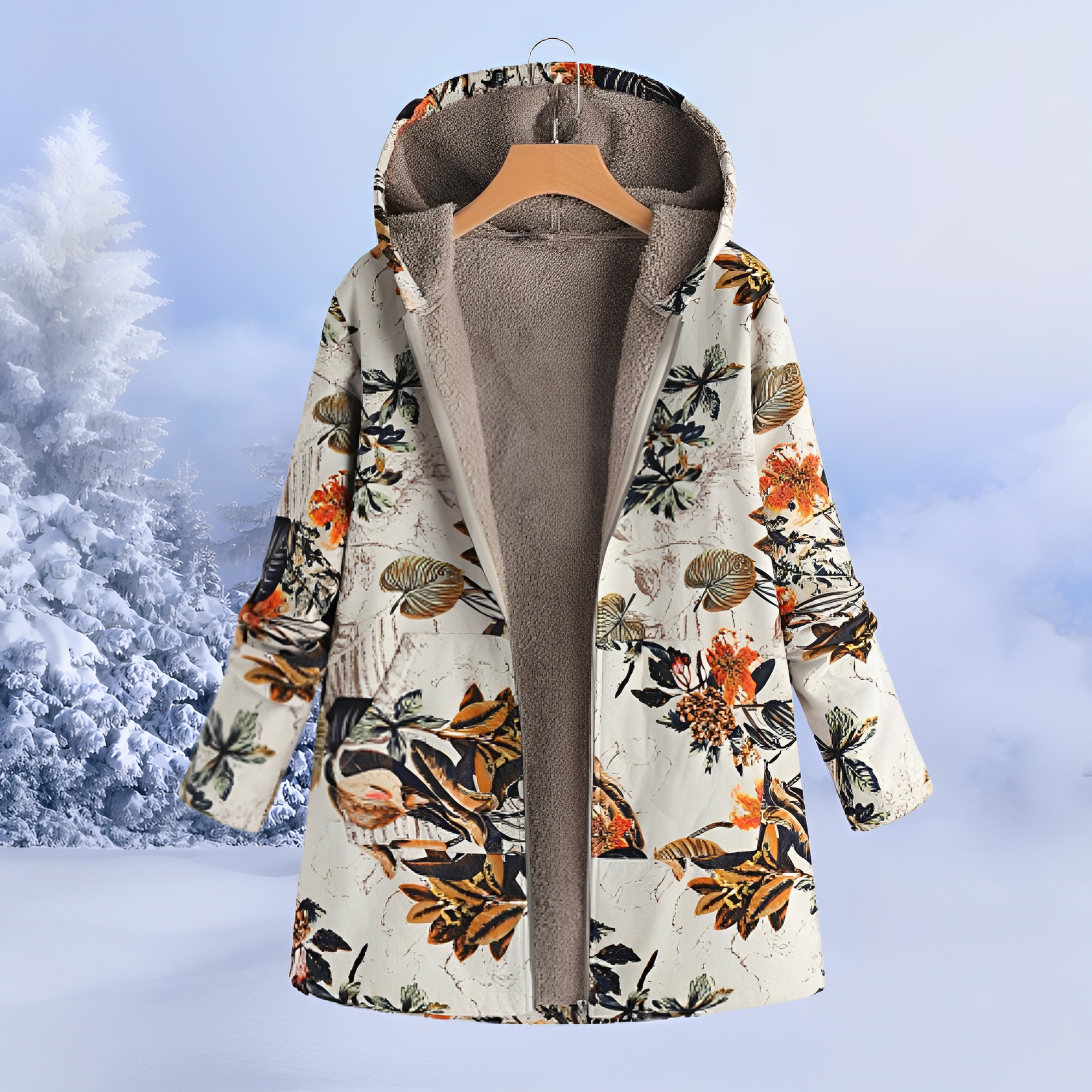 Janiene - Chaqueta sofisticada y abrigada